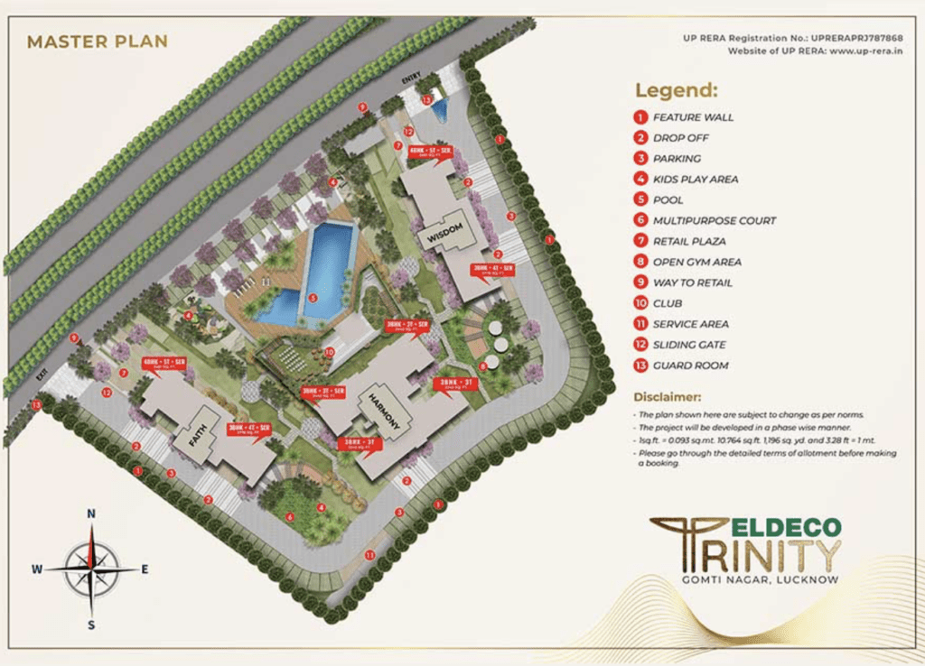 Eldeco Trinity Master Plan