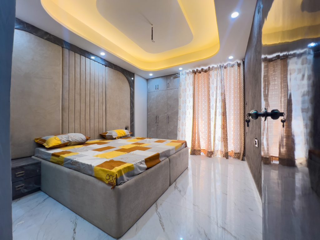 2 BHK Flat GSR Heights Lucknow Master Bed Room