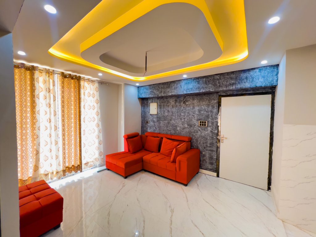 2 BHK Flat GSR Heights Lucknow Drawing Room 2