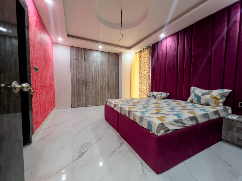 3 BHK Flat GSR Heights Lucknow Master Bed Room