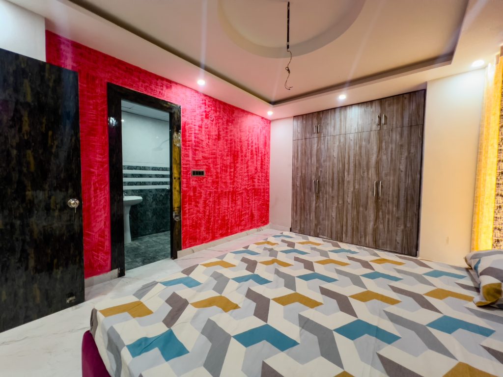 3 BHK Flat GSR Heights Lucknow Guest Bed Room