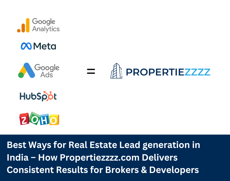 Best Ways for Real Estate Lead generation in India – How Propertiezzzz.com Delivers Consistent Results for Brokers & Developers