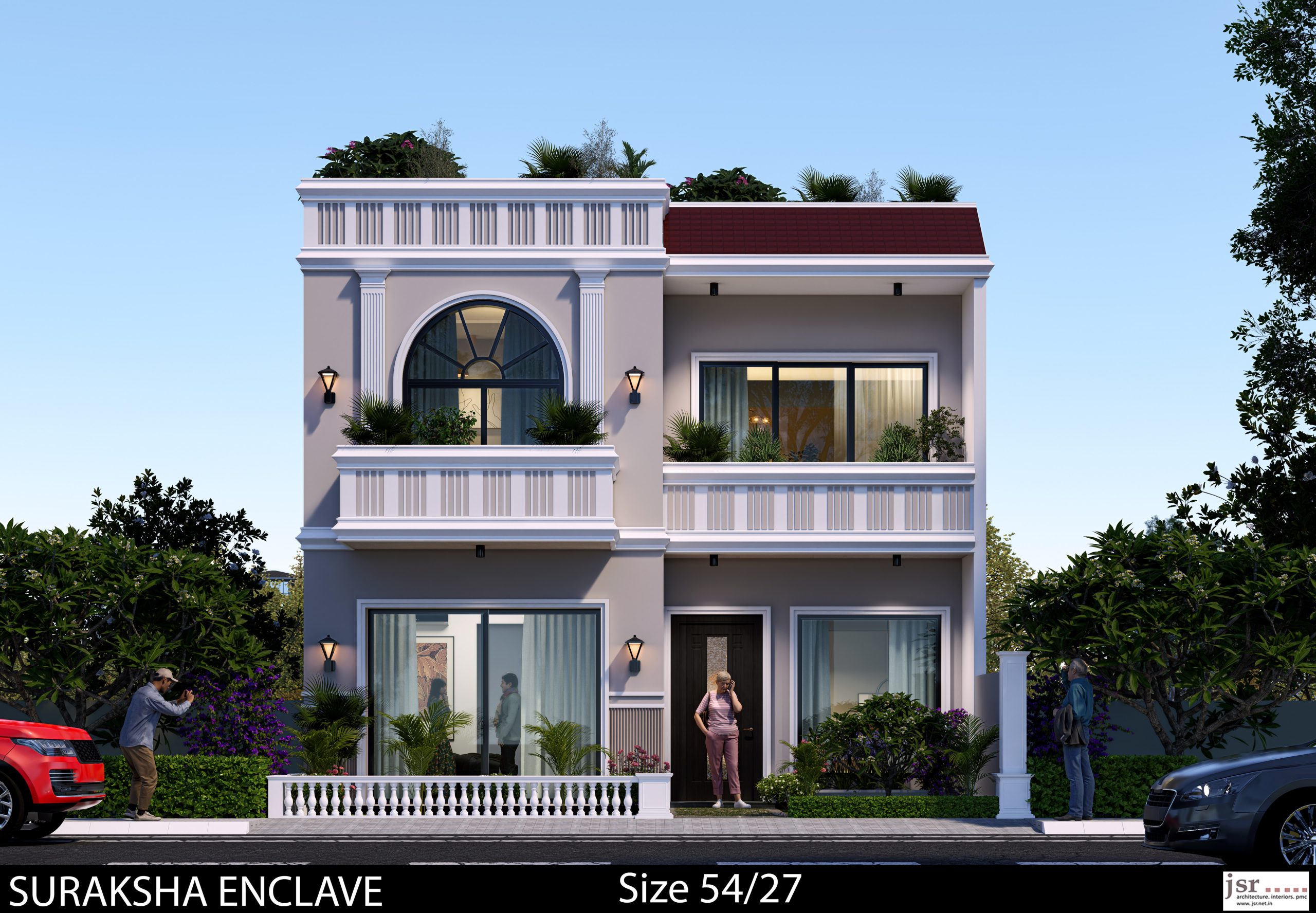 Suraksha Enclave Raebareli Road Lucknow township with 60% green area and 40% Construction.