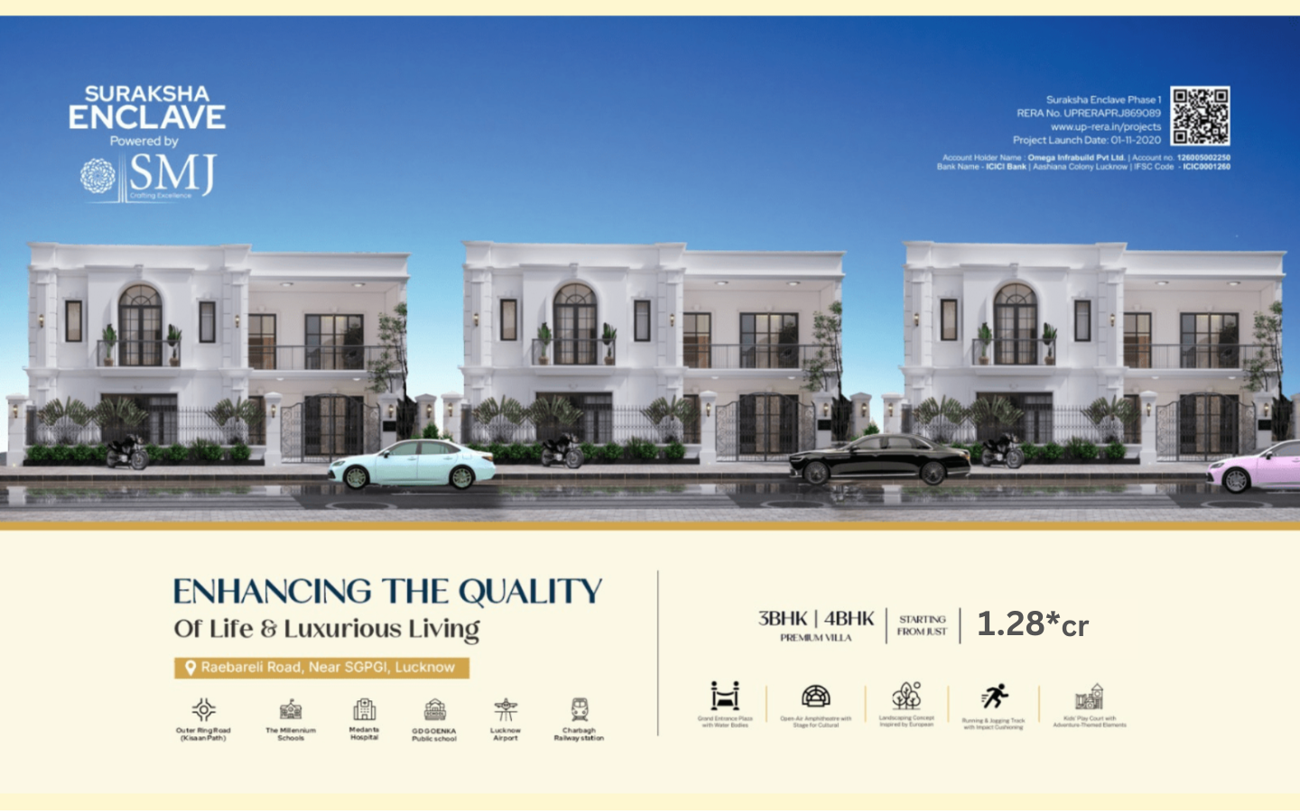 Suraksha Enclave by Omega Infrabuild – Raebareli Road, Lucknow
