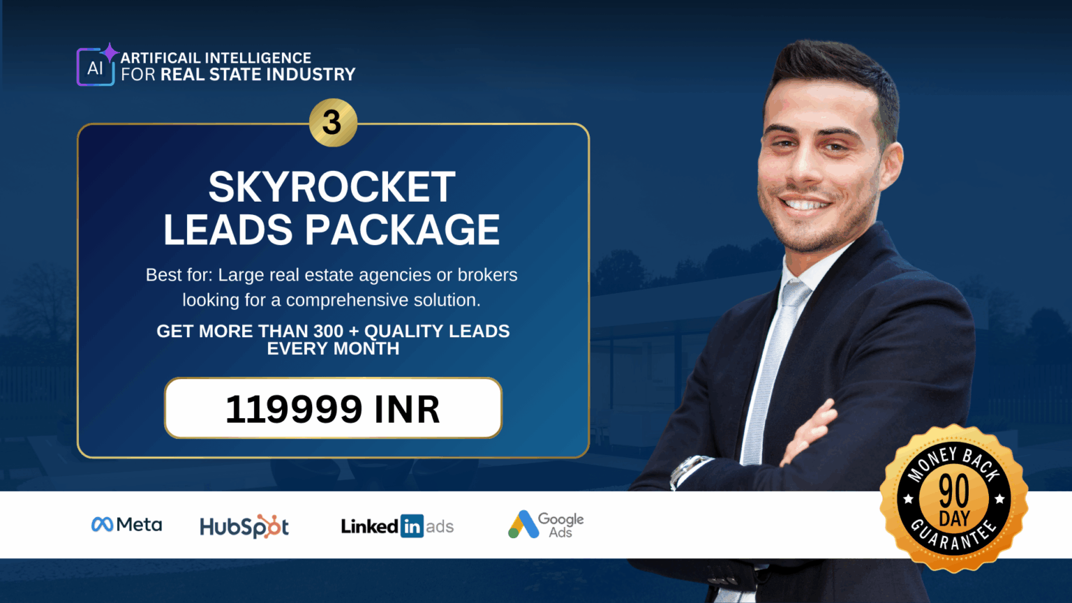 SKYROCKET Leads Package AI Backed Real Estate Lead Generation Package