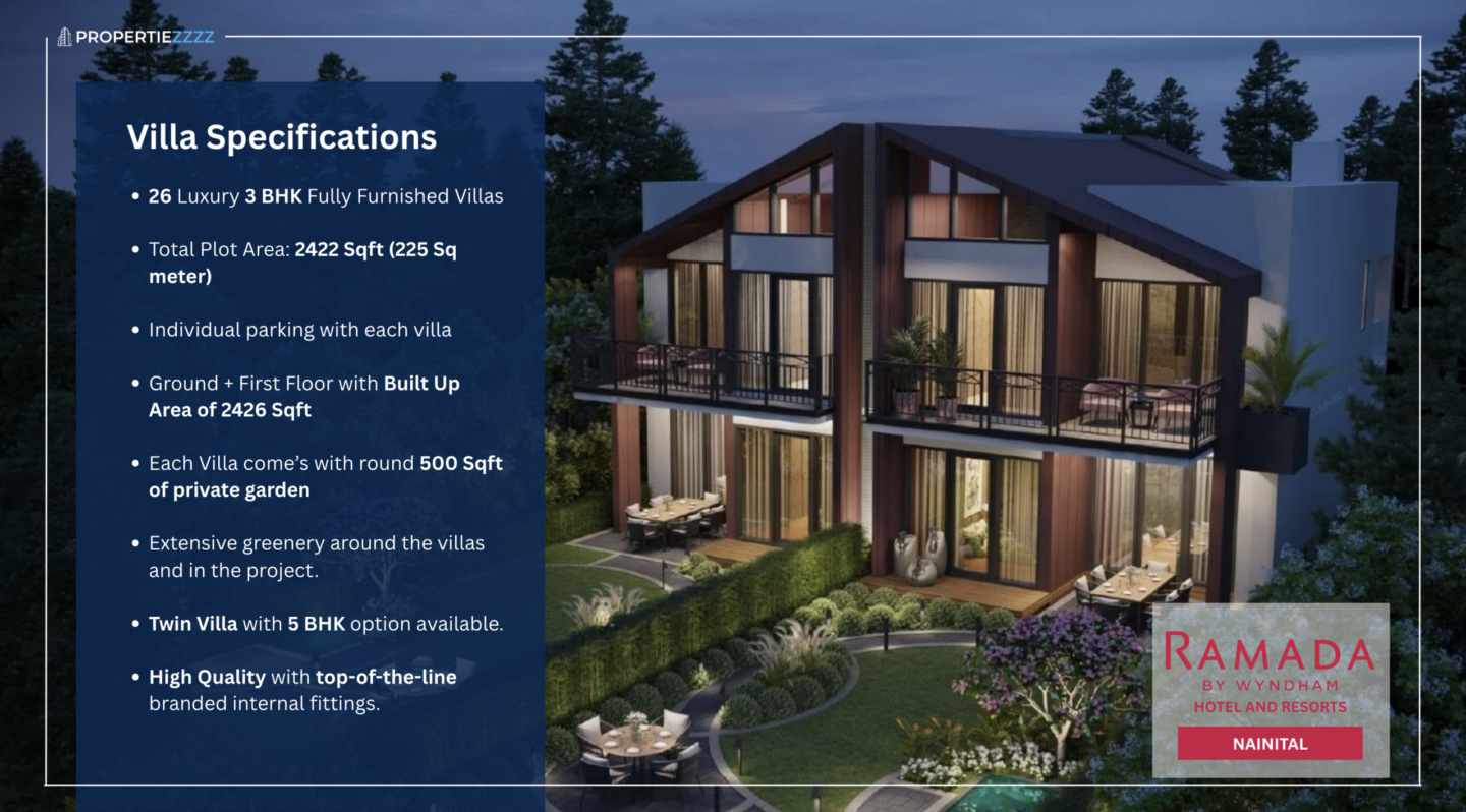 Ramada Resorts and Residences Ramgarh, Bhowali – Almora Road (Nainital)