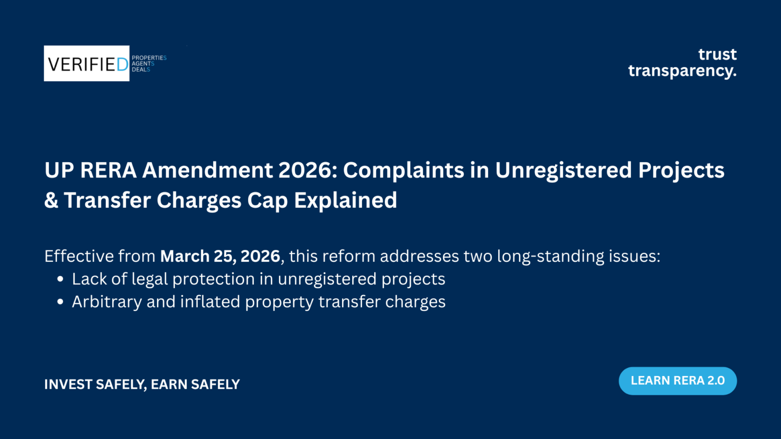 UP RERA Amendment 2026: Complaints in Unregistered Projects & Transfer ...