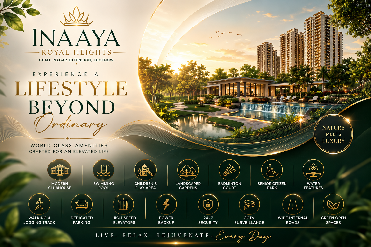 Inaaya Royal Heights, Amenities