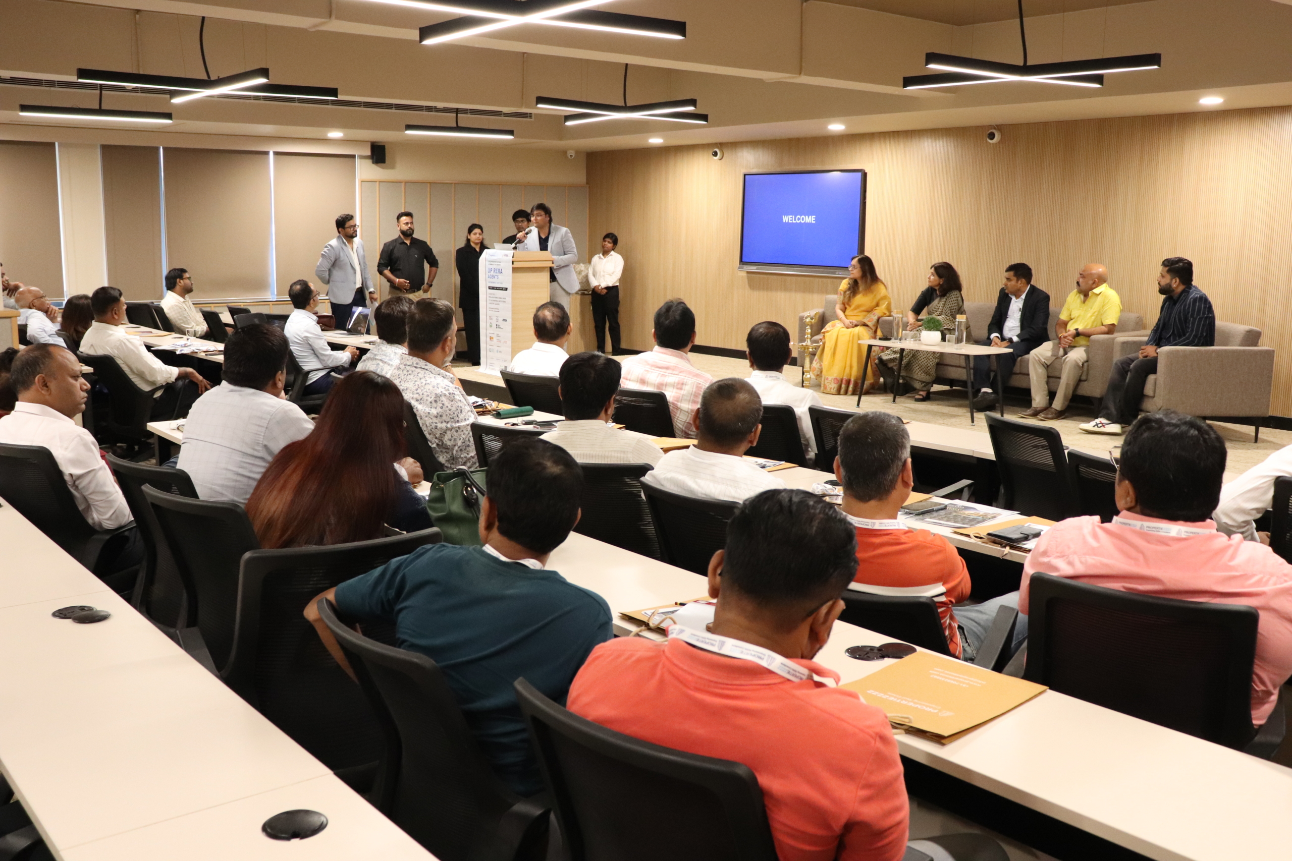Propertiezzzz founders at UP RERA Agents Empowerment Meet 2026