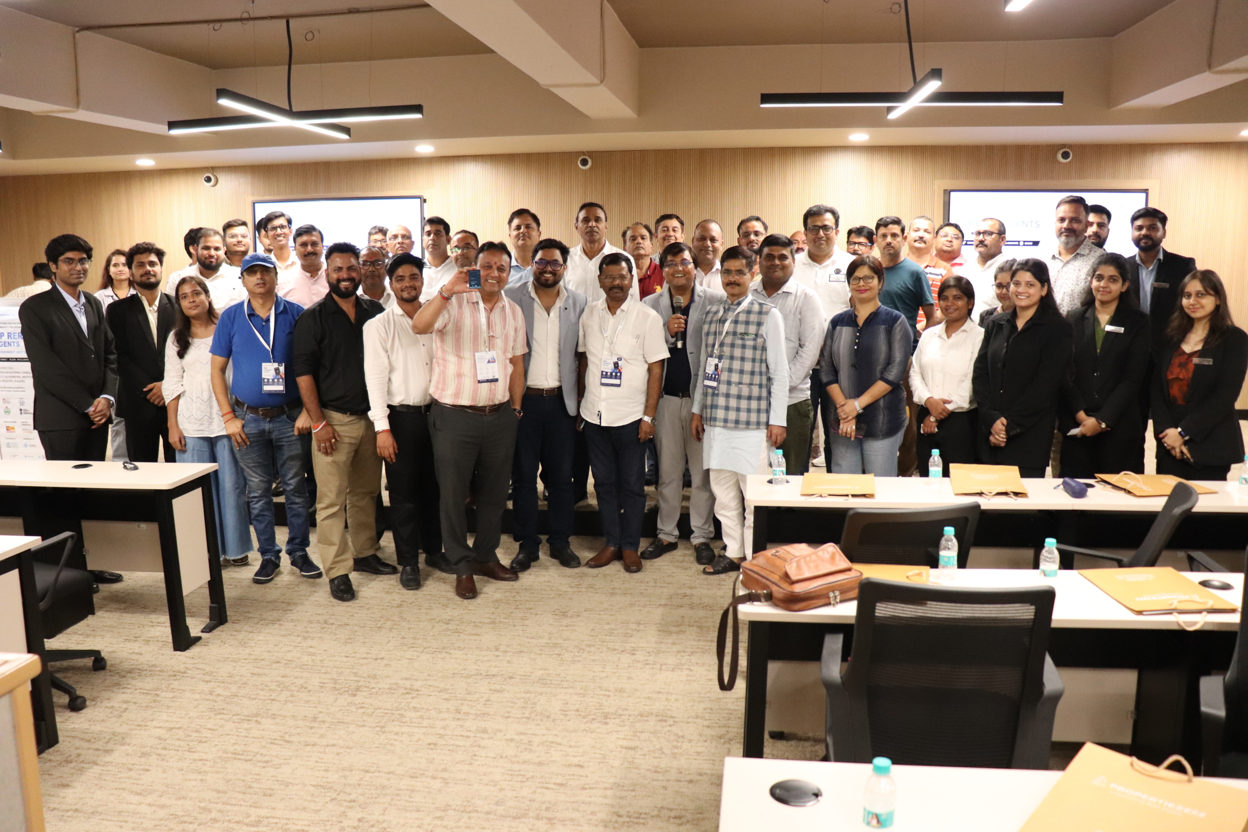 RERA-registered real estate professionals at UP RERA Agents Empowerment Meet 2026 in Lucknow